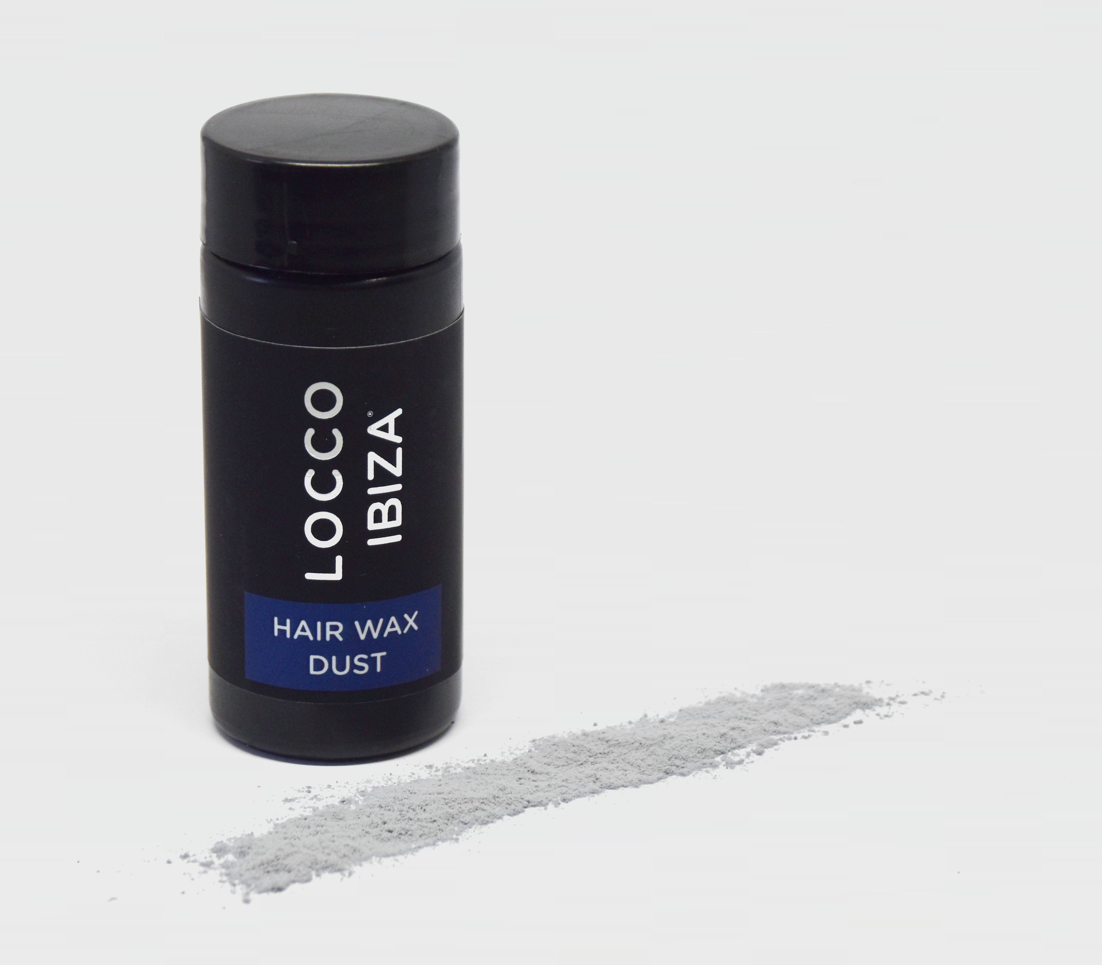 Hair Wax Dust Locco Ibiza – Polvo fijador capilar con carbón activo y extracto de ginseng