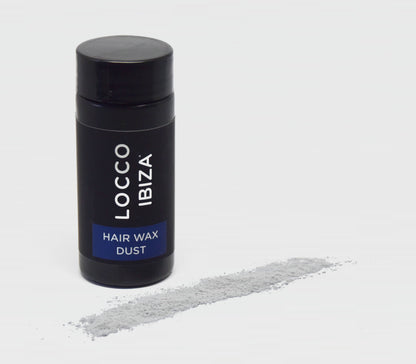 Hair Wax Dust Locco Ibiza – Polvo fijador capilar con carbón activo y extracto de ginseng