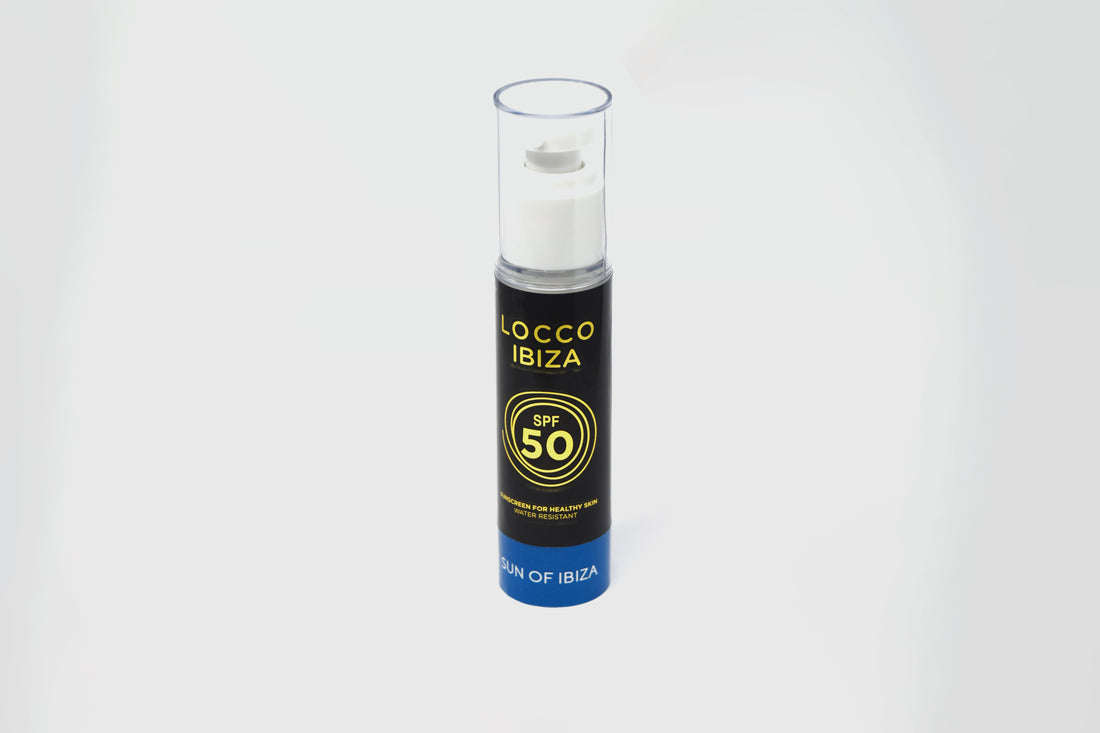 Sun of Ibiza crema solar 50ml – Protector solar facial natural con alta protección UVA UVB