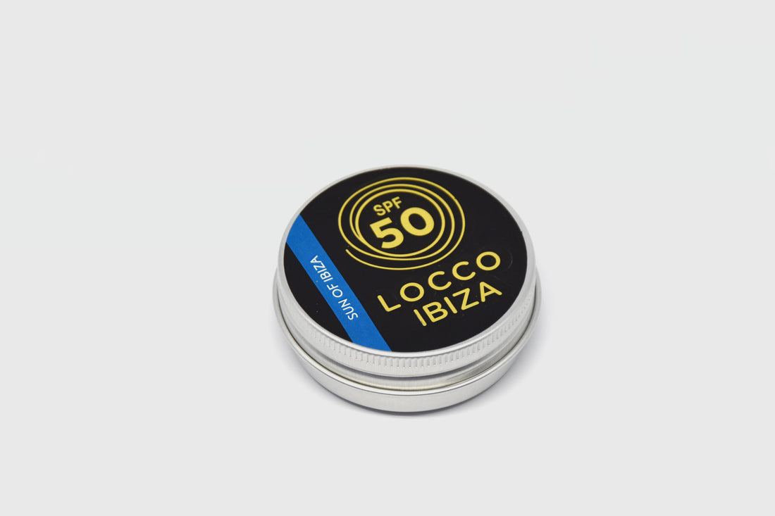 Sun of Ibiza tamaño viaje – Crema solar natural para piel sensible Locco Ibiza